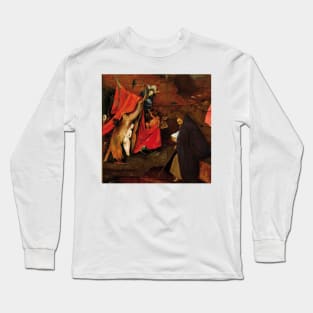 The Temptation of Saint Anthony detail - Hieronymus Bosch Long Sleeve T-Shirt